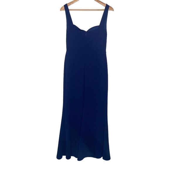 Lulus Dress Size XL Sweetest Thing Navy Blue Mermaid Maxi Sweatheart - Picture 6 of 7